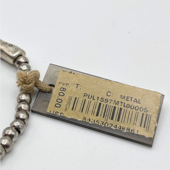 NWT UNO de 50 Bracelet Silver plated Suerte Beaded dangle elastic BOHO Charm S - Picture 4 of 14